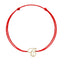 Bratara Aur 14k Snur Rosu Litera C