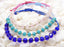 Bratara Snur cu Bile Aur 14k si Cuart Roz 5mm