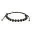 Bratara Snur cu Bile Aur 14k si Onix Negru 6mm