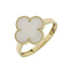 Inel Aur 14k Floare cu Email 1.3cm
