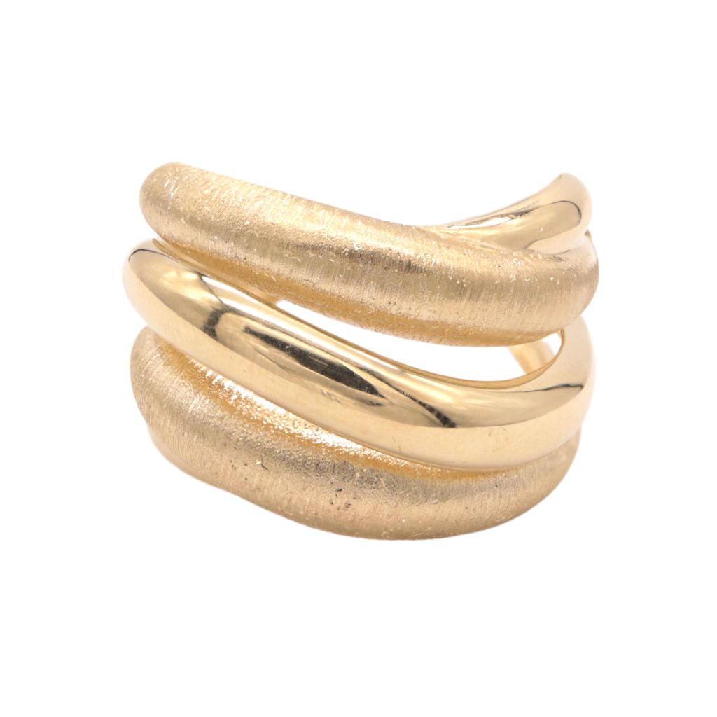 Inel Aur 14k Wavy Gold