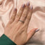 Inel Aur 14k cu Pietre Negre 1.5mm Eternity