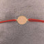 Bratara Snur Rosu Aur 14k Minge de Fotbal