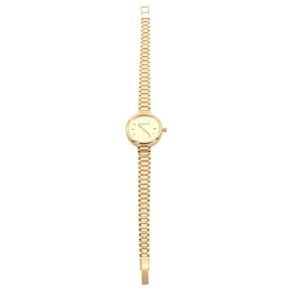Ceas Aur 14k Geneve Dama Cadran Rotund 20mm