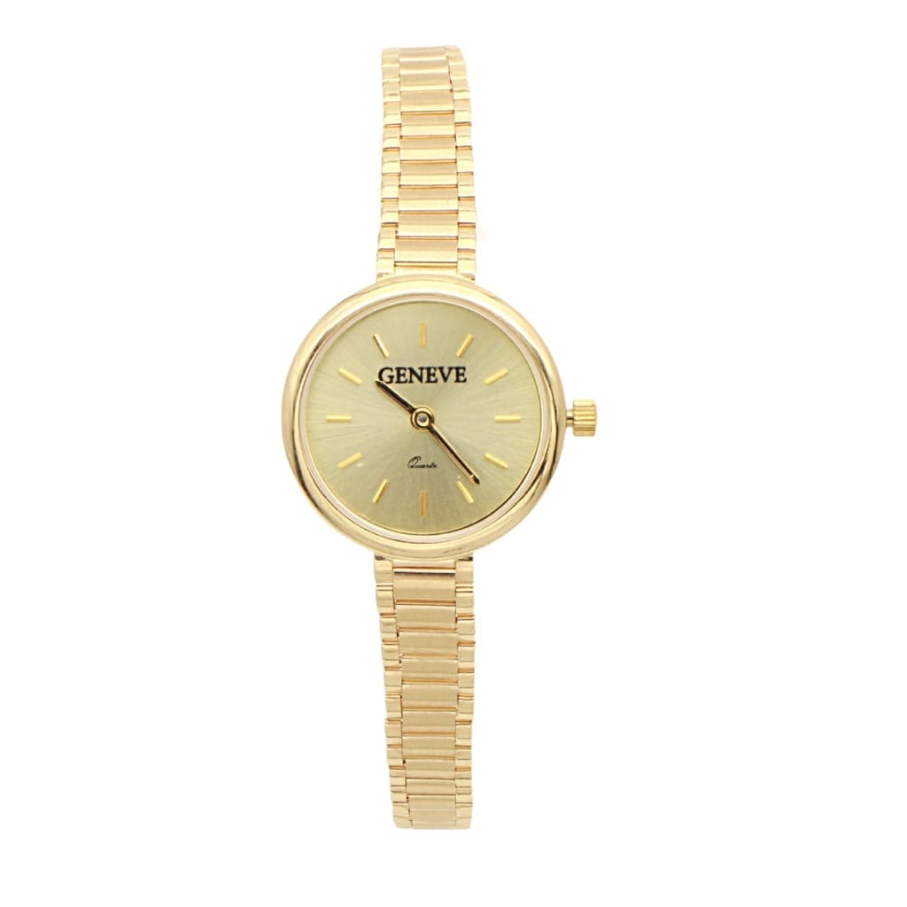 Ceas Aur 14k Geneve Dama Cadran Rotund 20mm