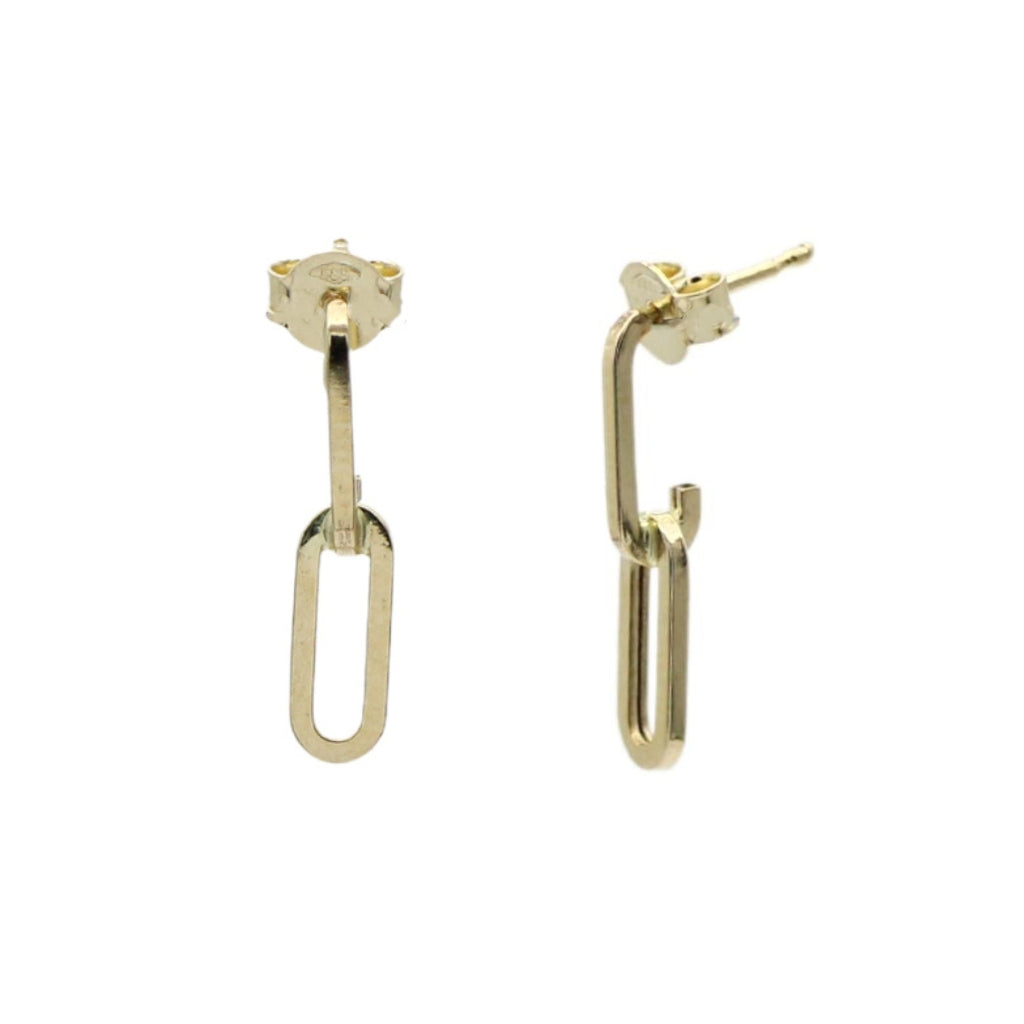 Cercei Aur 14k Modern Chain