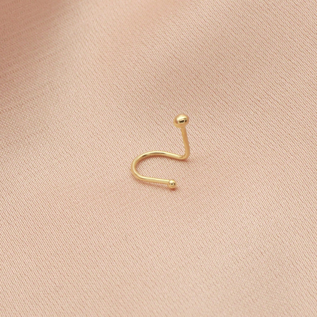 Cercel Piercing de Nas Aur 14k
