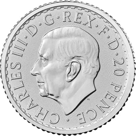 Moneda Argint: 1/10 oz Britannia Charles III 2024