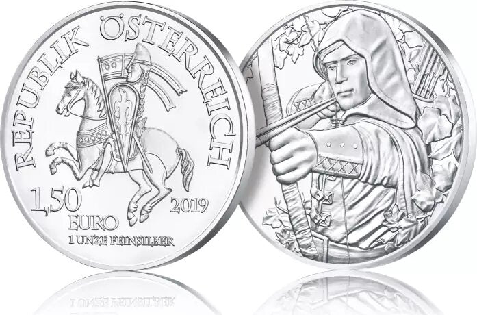 Moneda Argint: 1 oz Robin Hood 825th Anniversary 2019