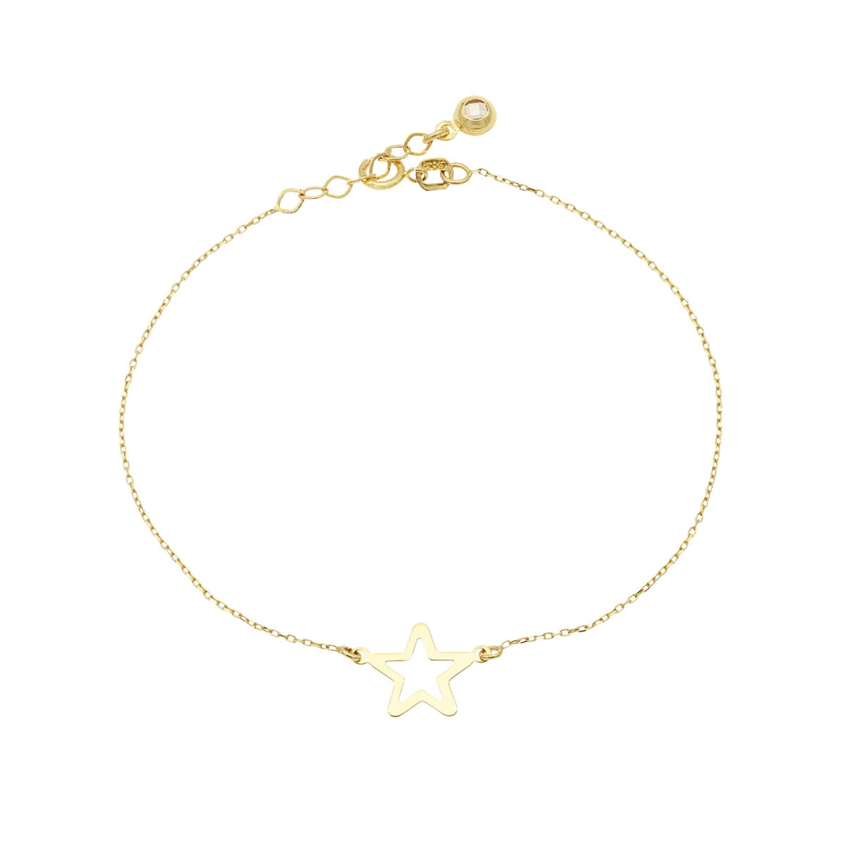 Bratara Aur 14k Stea Decupata