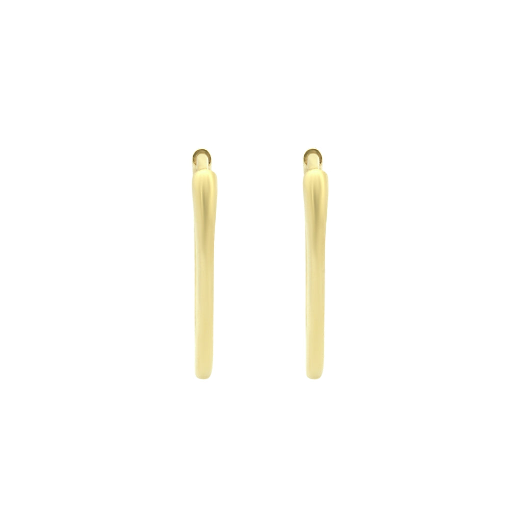 Cercei Aur 14k Thin Huggie Hoops