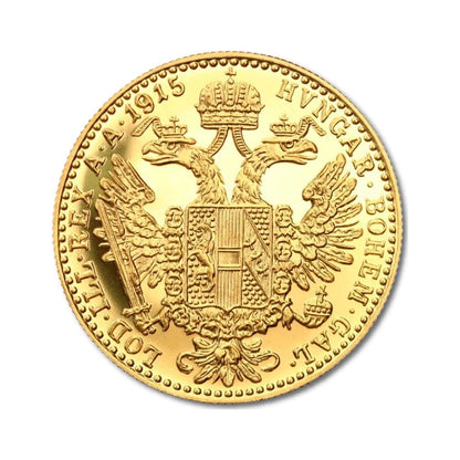 Moneda Aur, Franz Iosef Austria Necirculată, 1 ducat, 24 K, 3.49 g, puritate 986‰