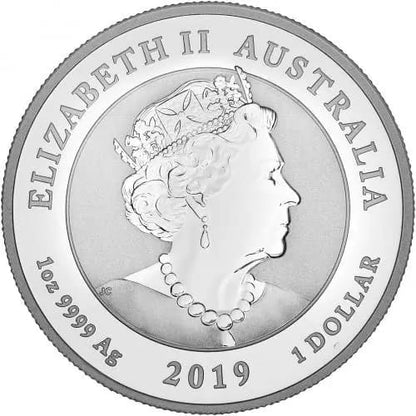 Moneda Argint: 1 oz Moon Landing 1969-2019