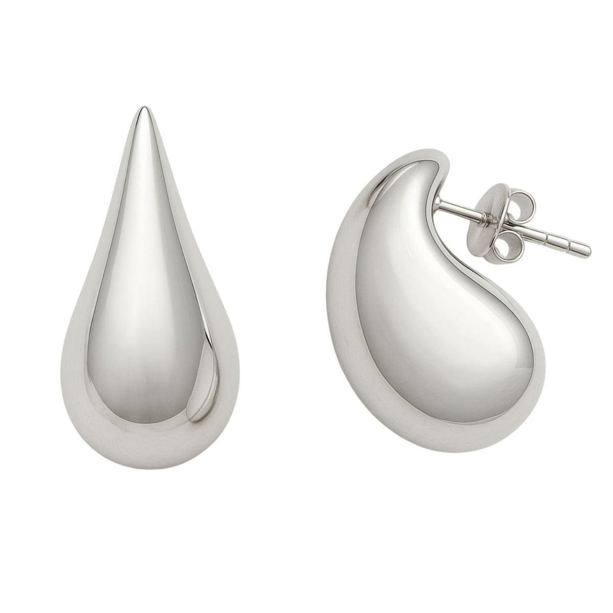 Cercei Argint Drop 3 cm