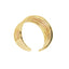 Inel Placat cu Aur Golden Lines