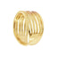 Inel Placat cu Aur Golden Lines