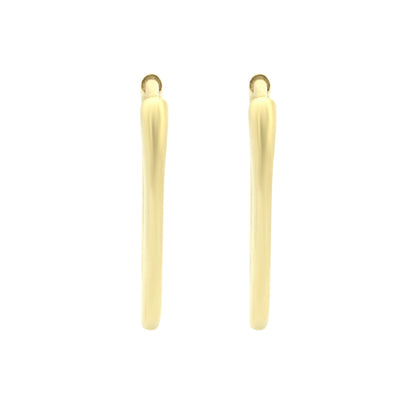 Cercei Aur 14k Thin Huggie Hoops