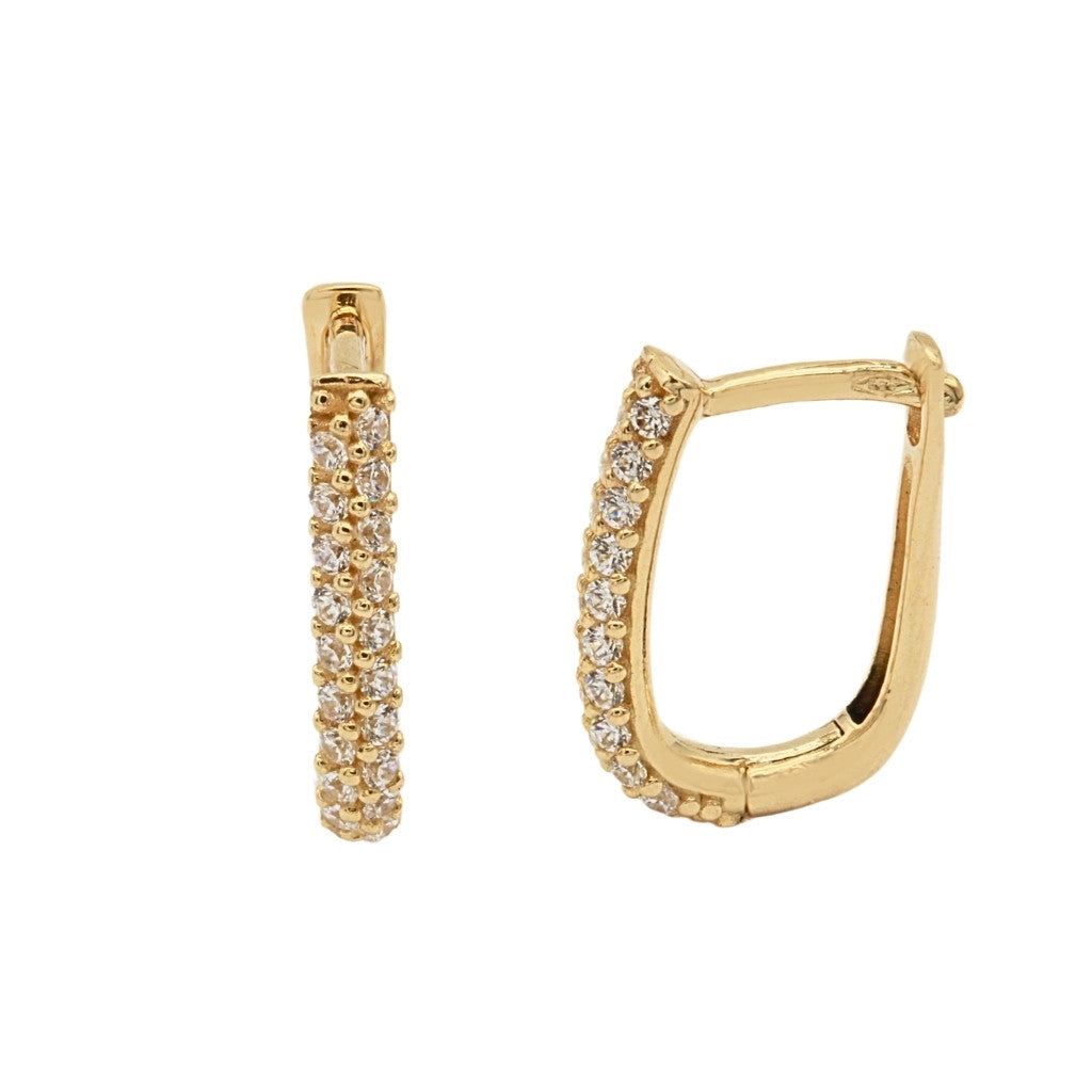 Cercei Aur 14k Huggie Hoops