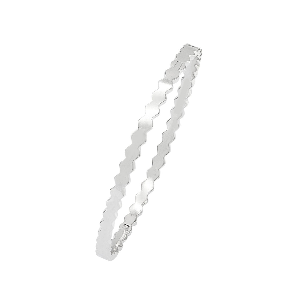 Bratara Argint Fixa Geometric Lines