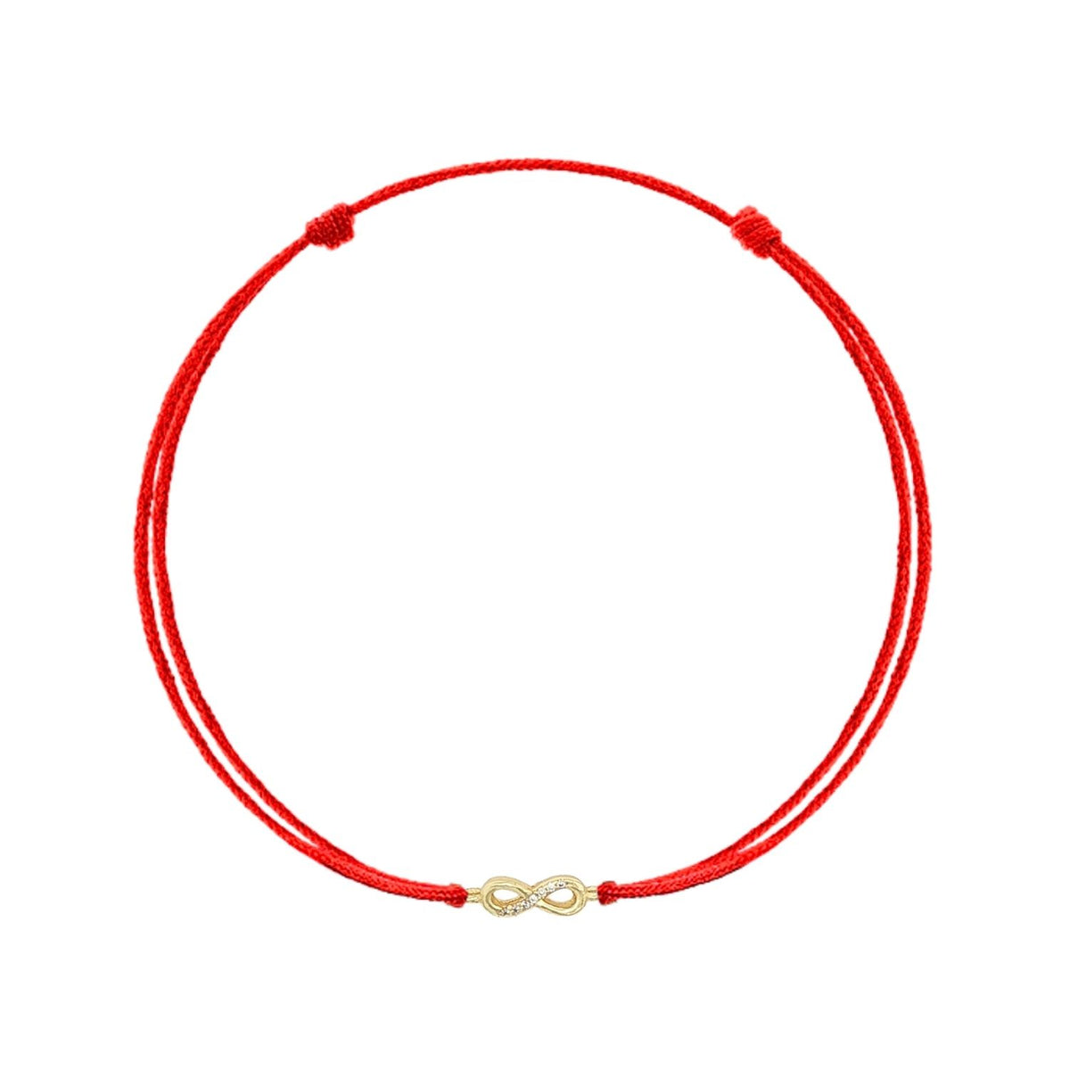 Bratara Argint Placata cu Aur 14k Snur Infinit