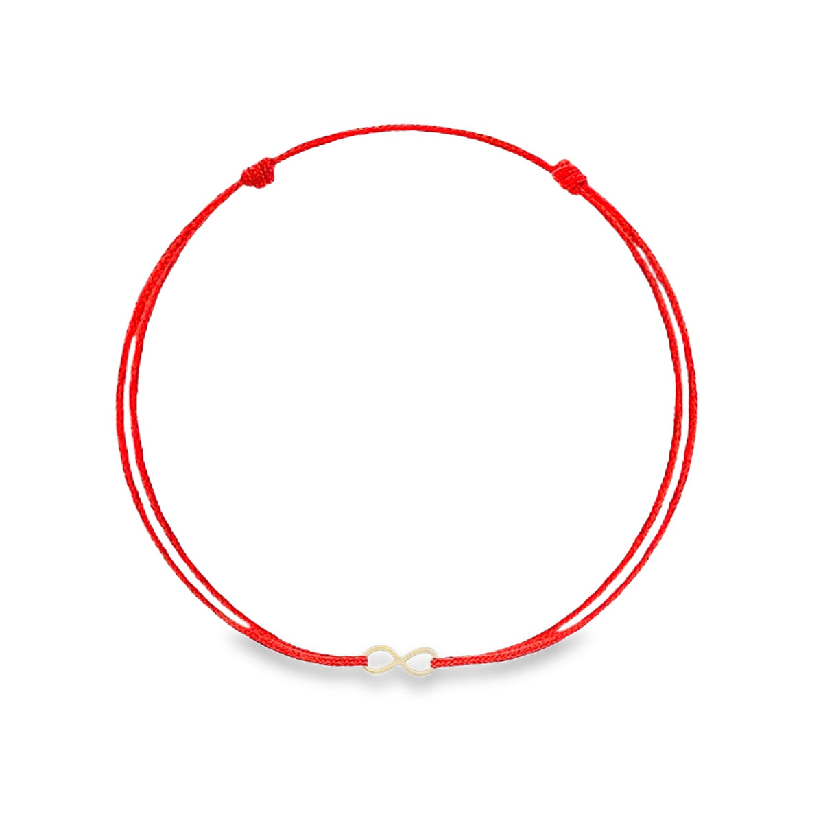 Bratara Argint Placata cu Aur 14k Snur Infinit