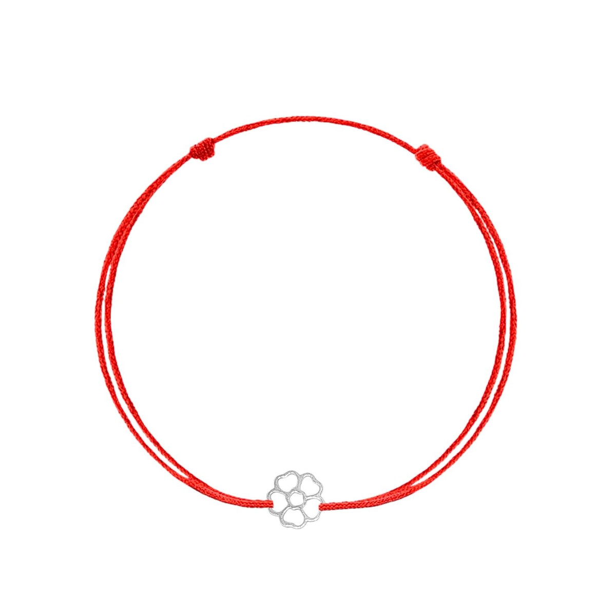 Bratara Argint Snur Floare