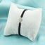 Bratara Argint Snur Negru si Floare - SORELLY