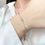 Bratara Aur 14k Alb Dainty Flowers - SORELLY