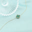 Bratara Aur 14k Floare cu Malachit - SORELLY