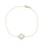 Bratara Aur 14k Floare cu Sidef - SORELLY