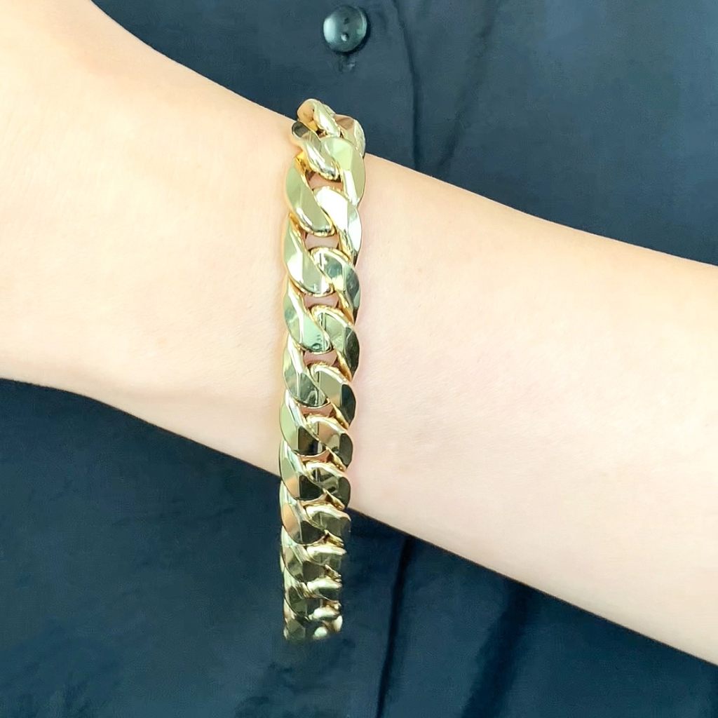 Bratara Aur 14k Masiva Cuban Link