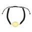 Bratara Aur 14k Snur Negru cu Banut