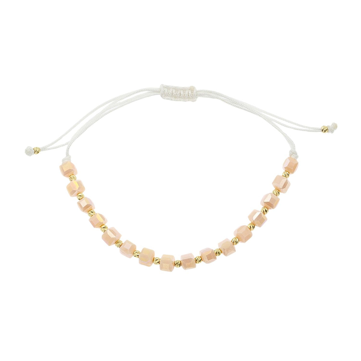 Bratara Aur 14k Snur Piatra Crem