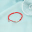 Bratara Aur 14k Snur Rosu Arrow Heart