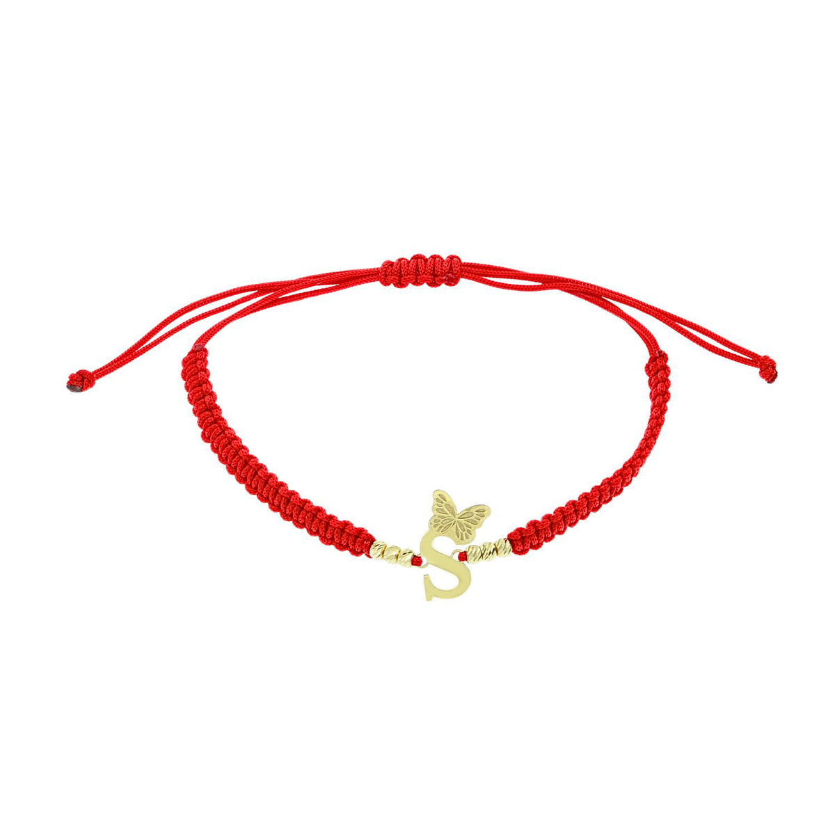 Bratara Aur 14k Snur cu Initiala S