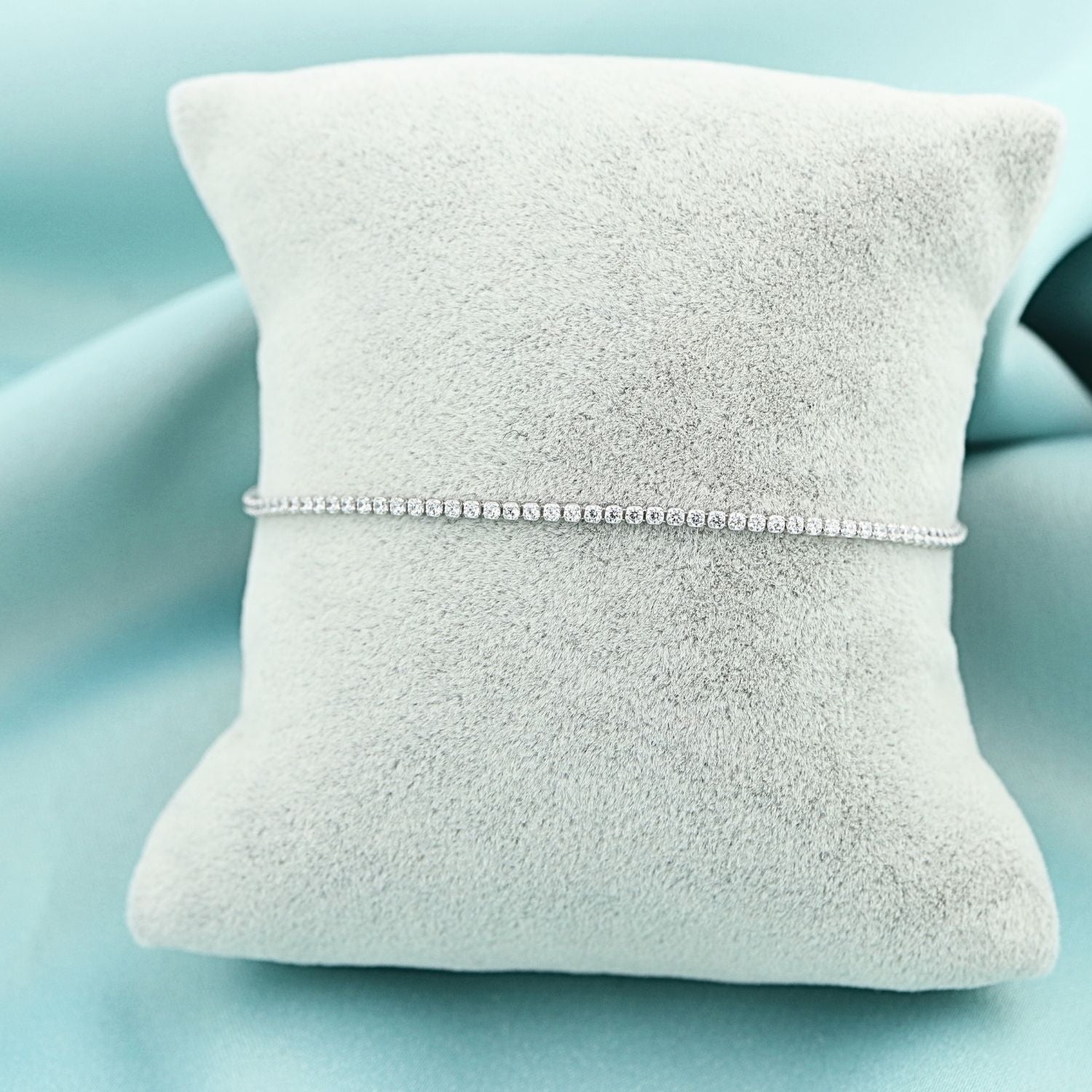 Bratara Aur 14k Alb Tennis 1 mm - SORELLY