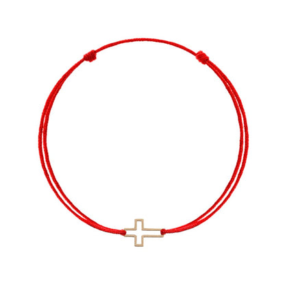 Martisor Bratara Aur 14k Snur Contur Cruce