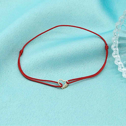 Martisor Bratara Aur 14k Snur Inima cu Piciorus