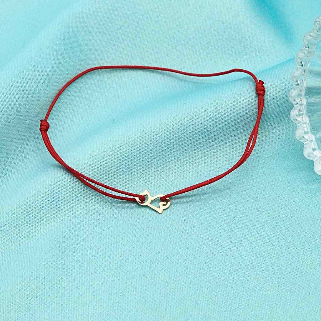 Martisor Bratara Aur 14k Snur Pisica