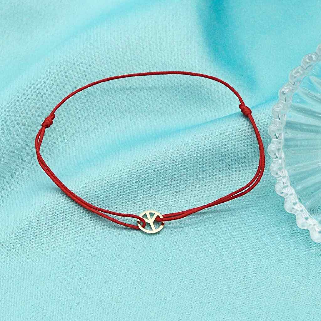 Martisor Bratara Aur 14k Snur Semnul Pacii