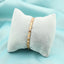 Bratara Fixa Argint Placat cu Aur Roz Geometric Shine - SORELLY