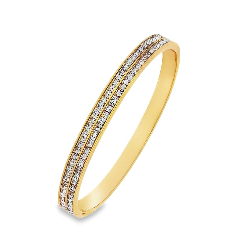 Bratara Placata cu Aur 14k Fixa Tennis Sparkle