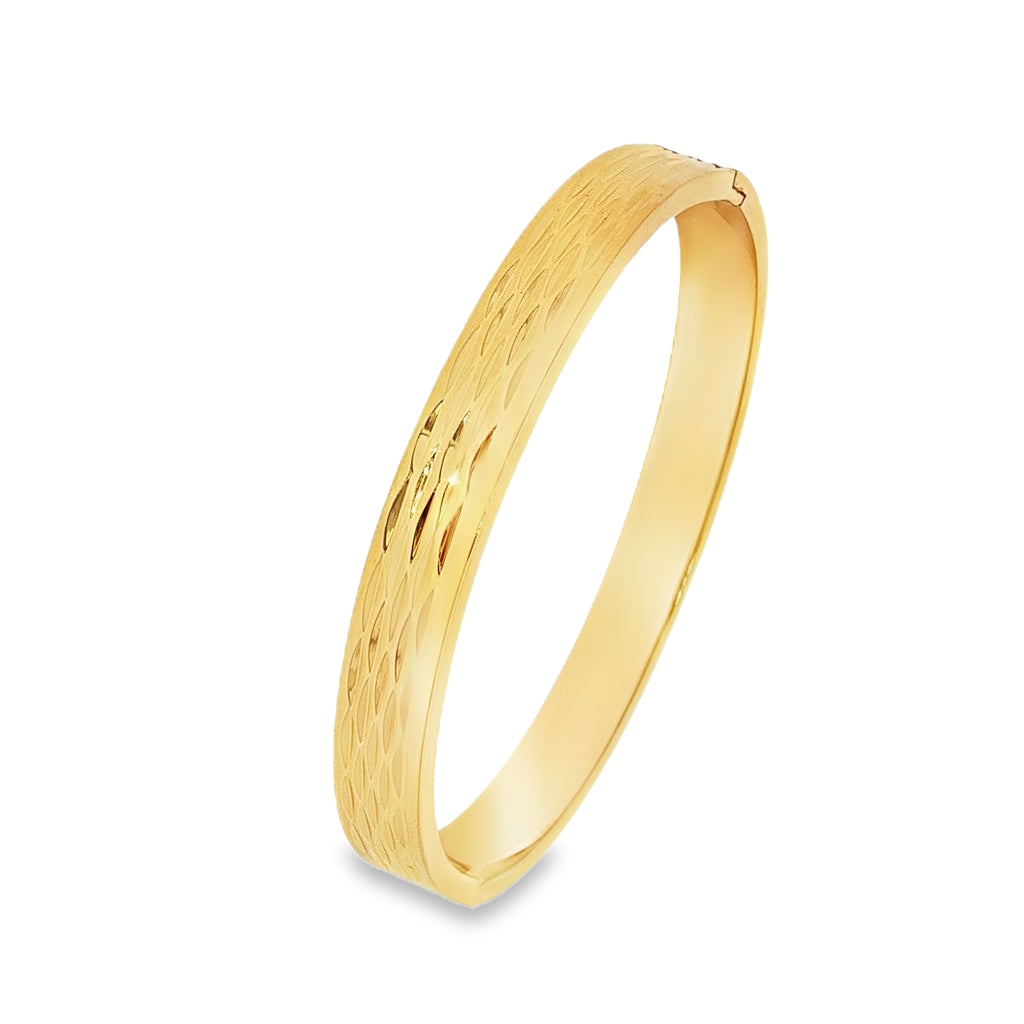 Bratara Placata cu Aur 14k Fixa Waves 7mm