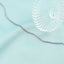 Bratara Tennis Aur Alb 14k cu Pietre Mov Deschis 2mm - SORELLY