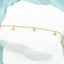 Bratara de Picior Placata cu Aur 14k Charm Fluture