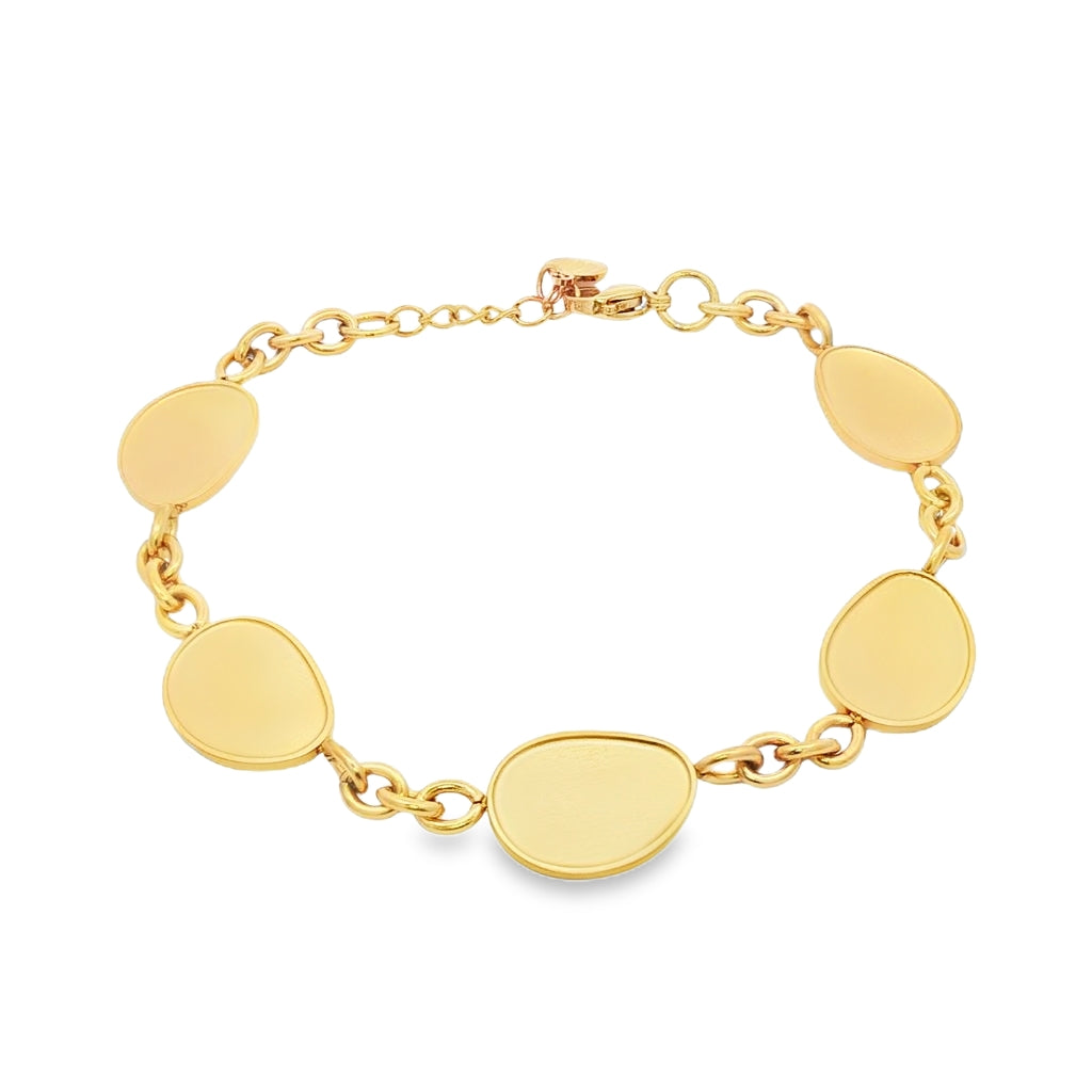 Bratara Placata cu Aur 14k Golden Elipse