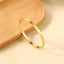 Bratara Fixa Placata cu Aur 14k Model Geometric