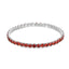 Bratara Tennis Elastica cu Pietre Portocalii