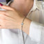 Bratara Argint Flower Chain