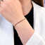 Bratara Argint Placat cu Aur 18k Tennis Ruby Red